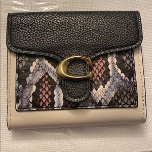 Coach Brand New:Multicolor Snakeskin Tabby wallet